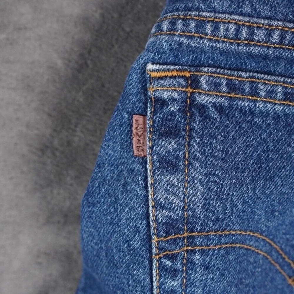 VTG Levis 540 Jeans‎ Men 40x30 Blue (37x30) Orange Tab Black Bat Wing Y2K Biker